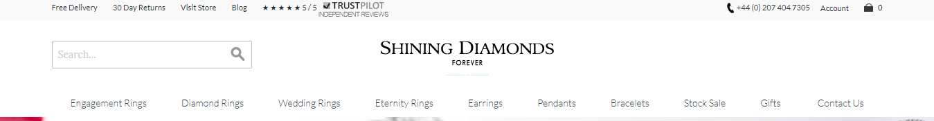 Diamond rings at shining Diamonds 