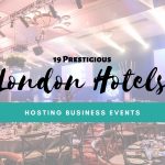 hotel for business events London