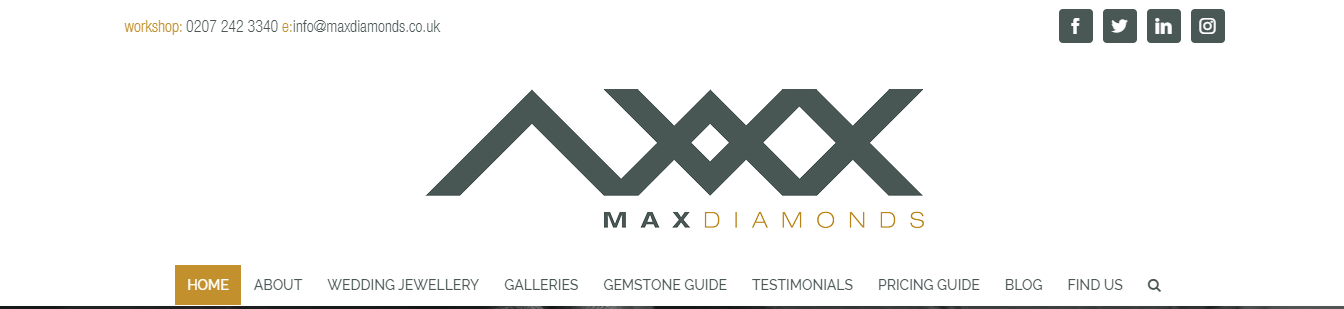 Max Diamonds in Hatton Garden Jewellry 