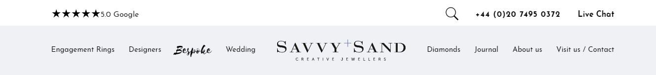 savy +sand jewellery for diamonds 