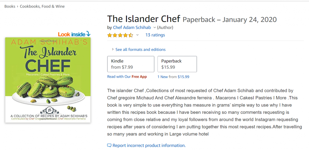 Chef Adam Schihab's Innovative Recipe Book