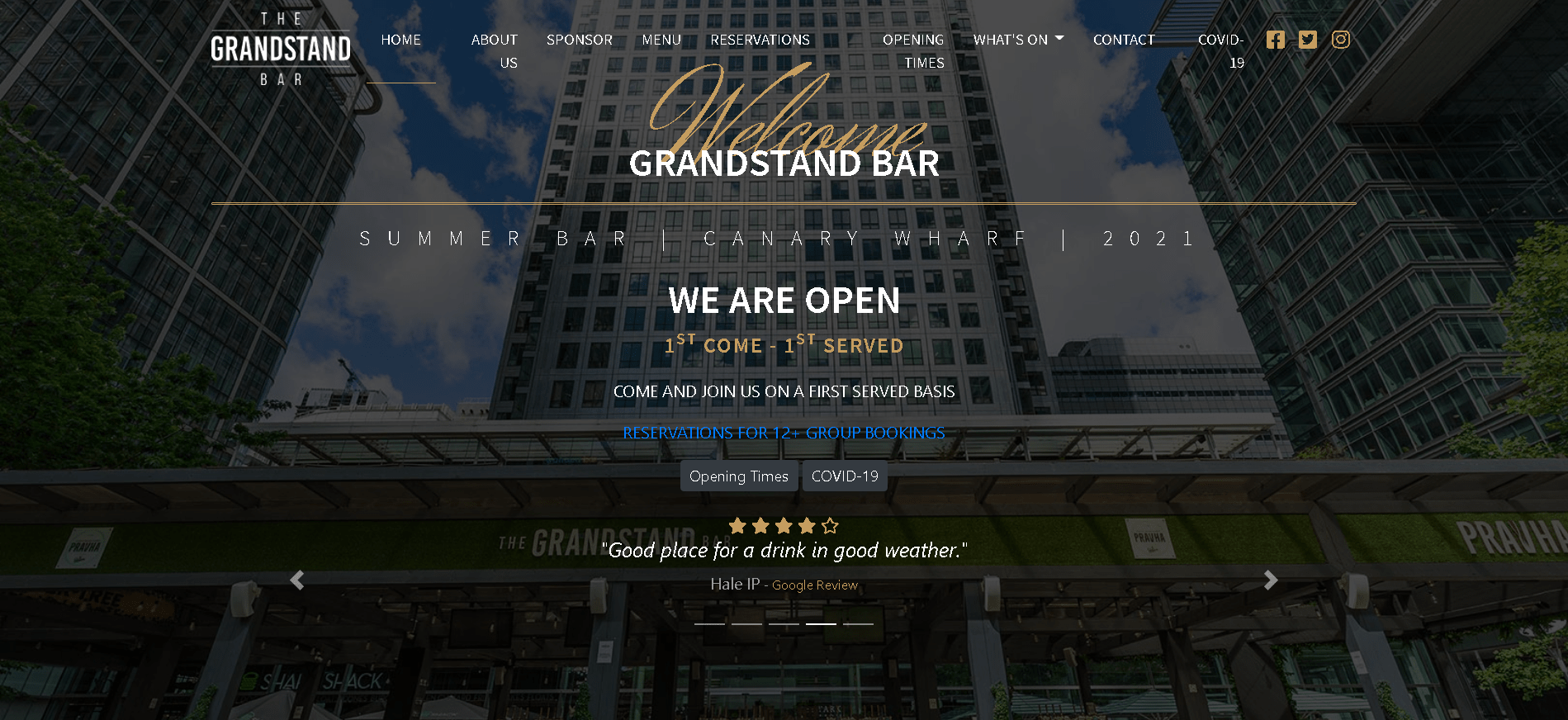 The Grandstand Bar