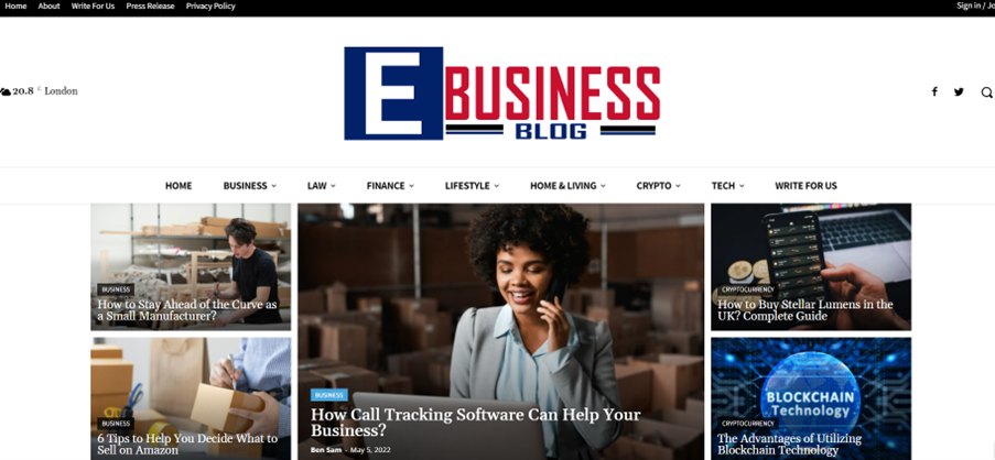 Number 7 EBusiness Blog Magazine