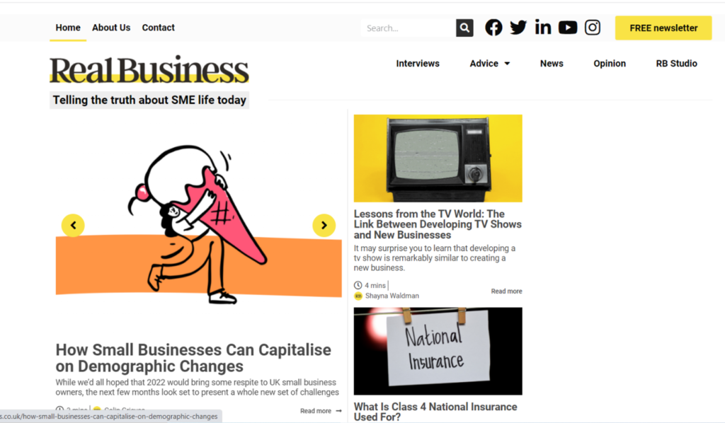 Nummer 1 Real Business Magazine