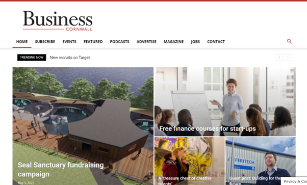 Number 1 business Cornwall magazine