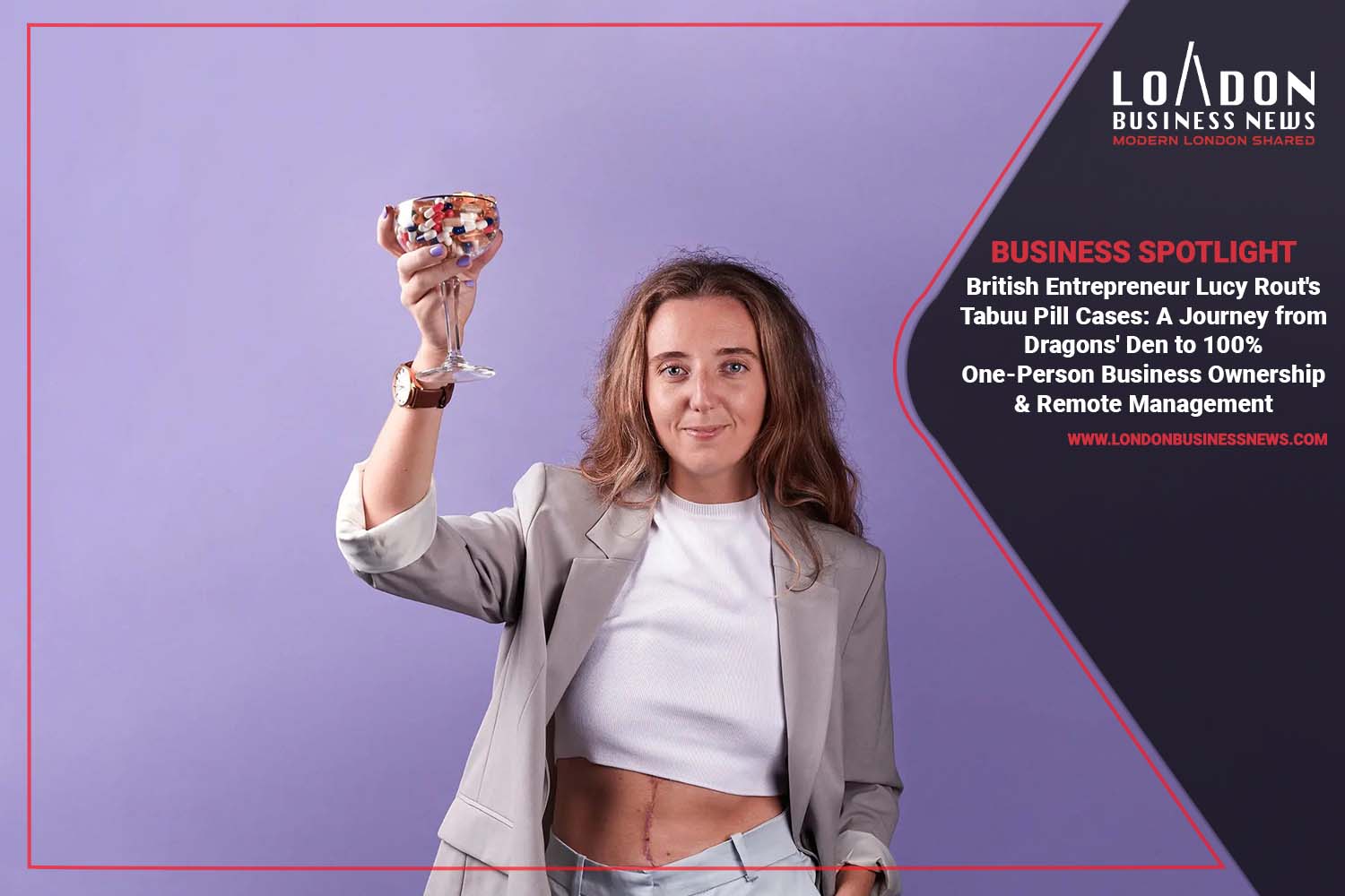 British Entrepreneur Lucy Rout & Tabuu Pill Cases Success Story