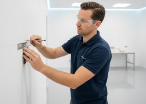 preparing-the-surface-for-hygienic-wall-sheets